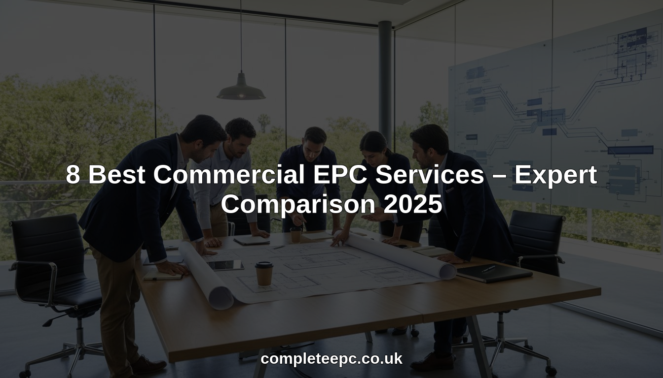 8 Best Commercial EPC Services – Expert Comparison 2025 - Complete EPC
