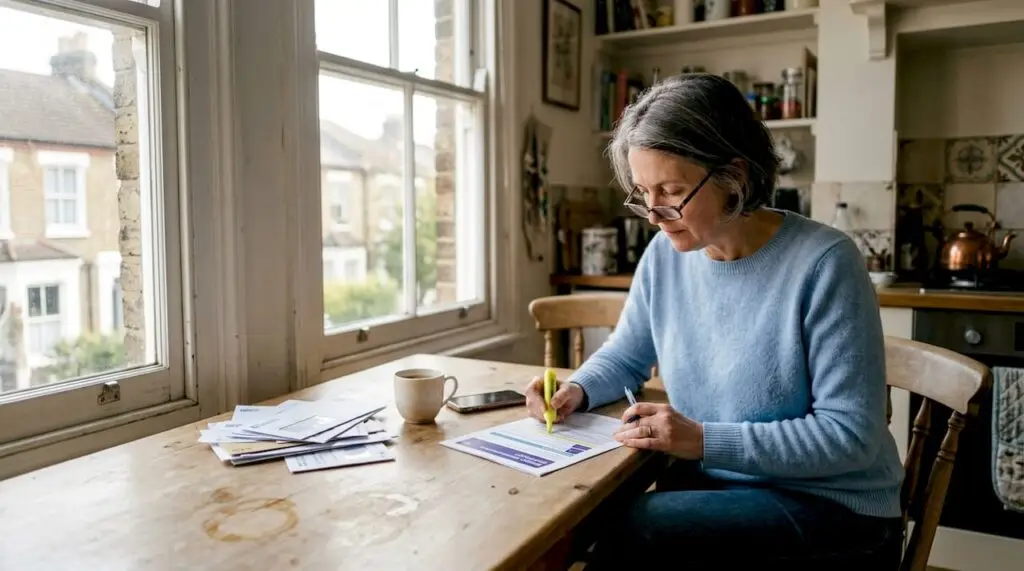 London landlord checking EPC rating document