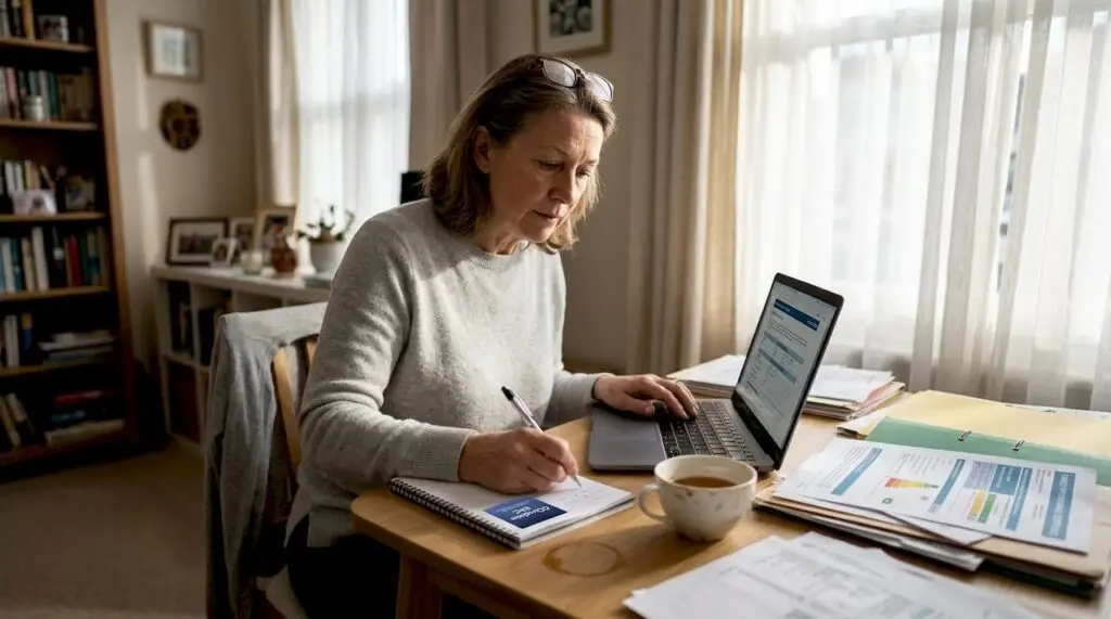 Owner reviewing London energy assessment