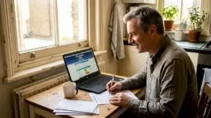 Landlord reviewing EPC checklist in London flat