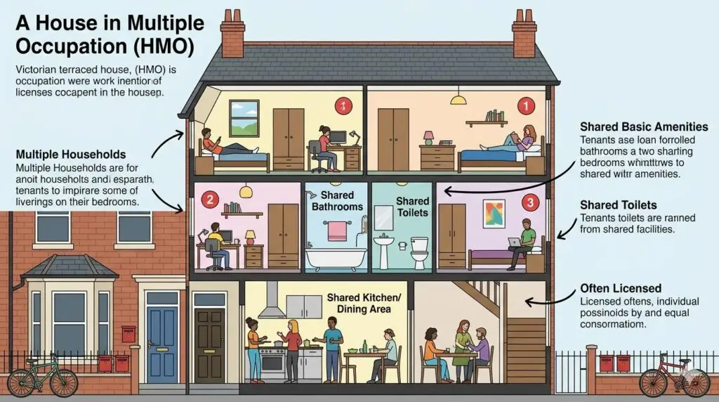 Diagram of shared living arrangements.