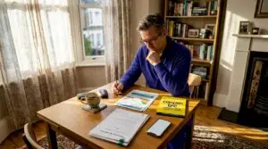 Landlord reviews EPC certificate at London home