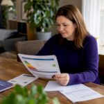 Property owner reviewing EPC rating documents