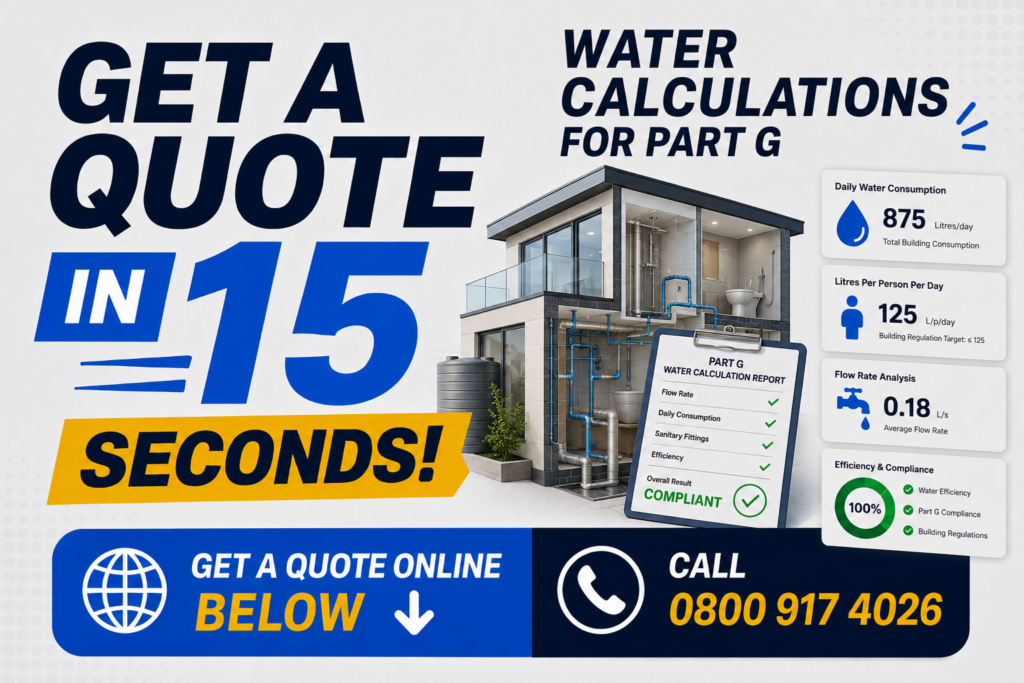 Water calculations quote in 15 seconds