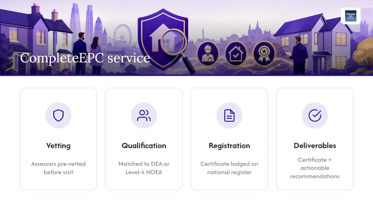 Ready to book a qualified assessor? — overview diagram