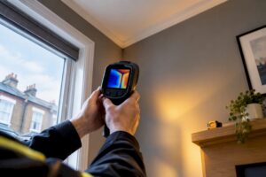 Thermal survey of home heat loss