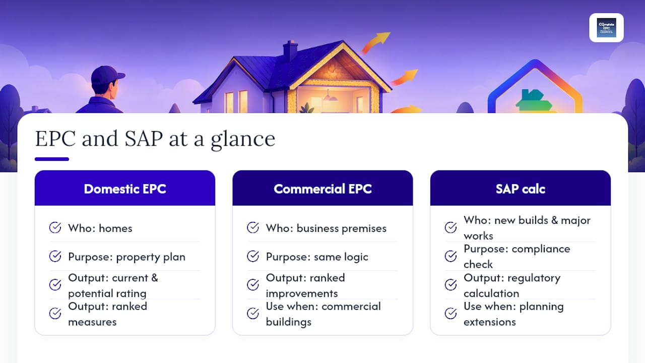 How energy performance assessments help you plan the right upgrades — overview diagram