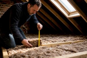 Loft insulation assessment in London terrace