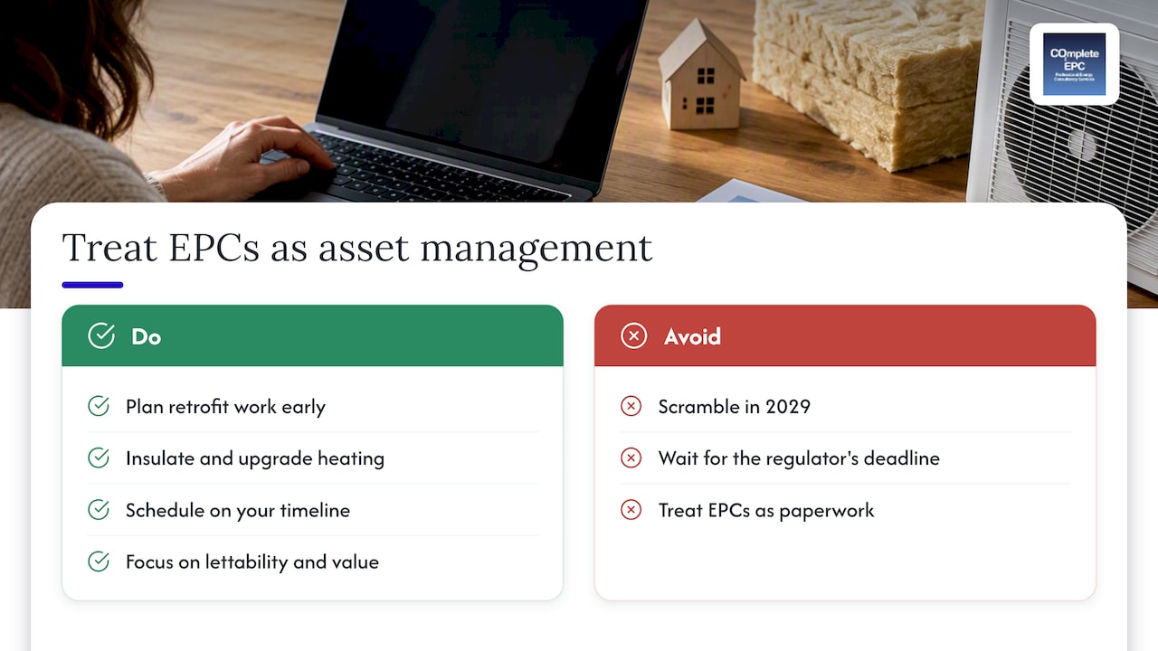 Treat EPCs as asset management, not paperwork — overview diagram
