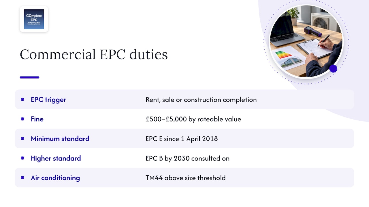 Commercial property: what has and hasn't changed — overview diagram