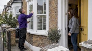 EPC assessor inspecting a London home
