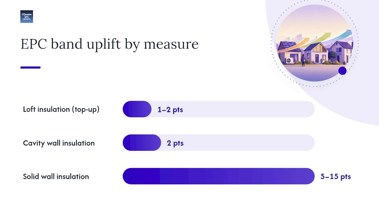 Diagram of EPC improvement measures and impacts