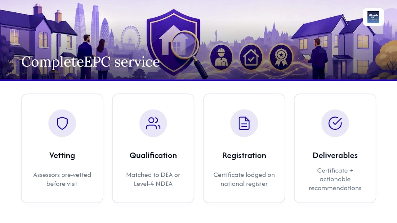 Ready to book a qualified assessor? — overview diagram