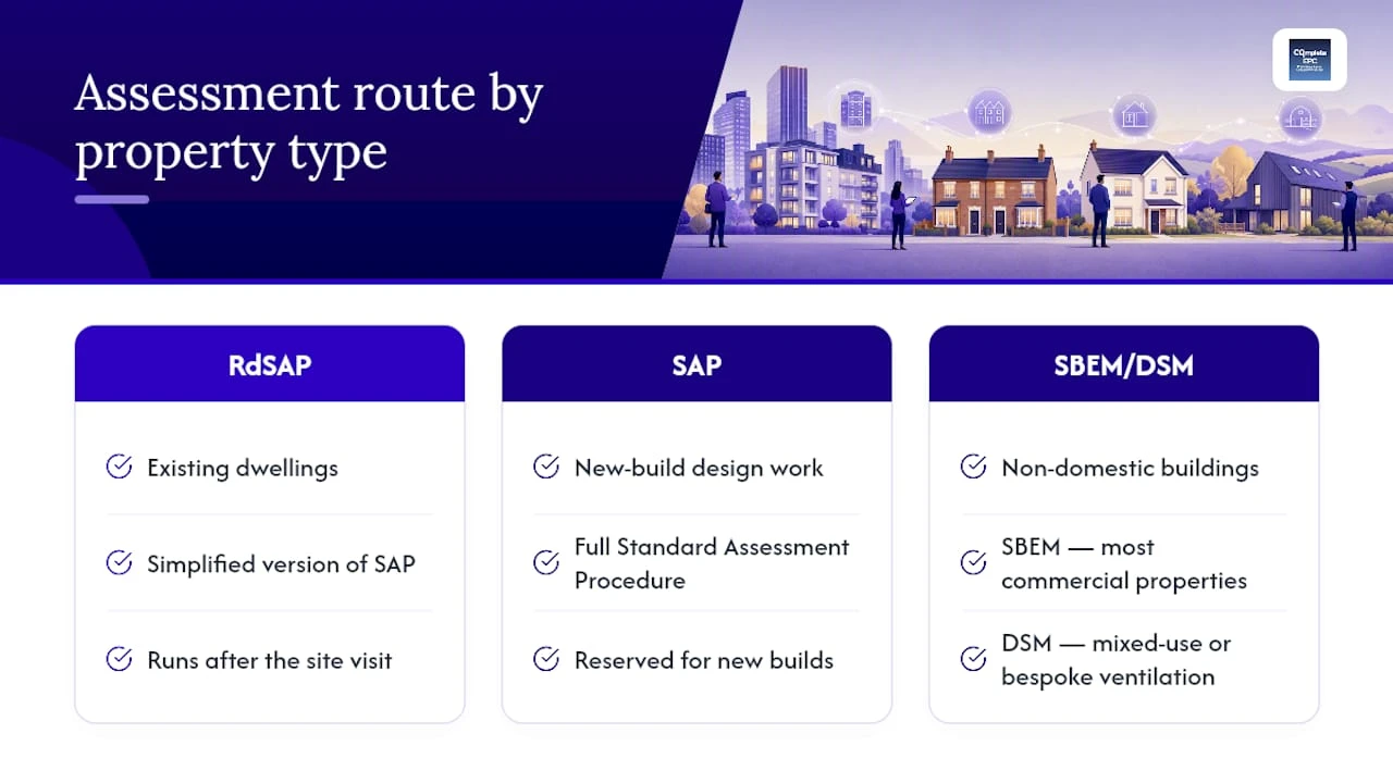 Comparison of EPC modelling routes