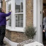EPC assessor inspecting a London home