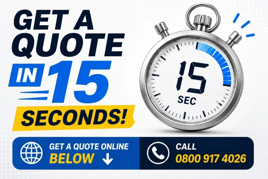 Timer promoting quick quote service