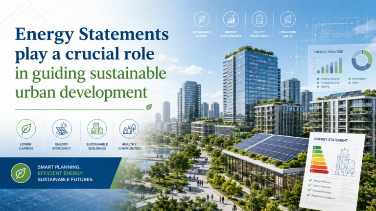 Sustainable urban development and energy planning.