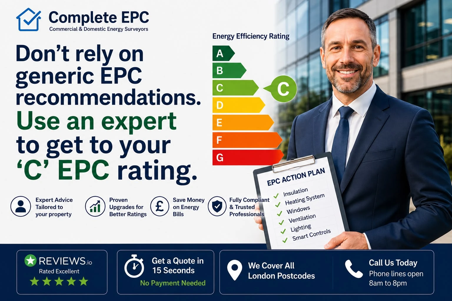 EPC services for energy efficiency improvement