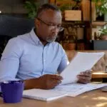 Landlord reviewing EPC compliance documents